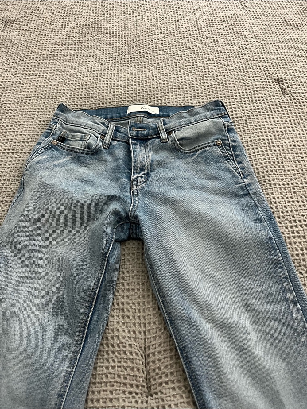 KanCan Light Blue Skinny Jeans - Faded Medium Wash